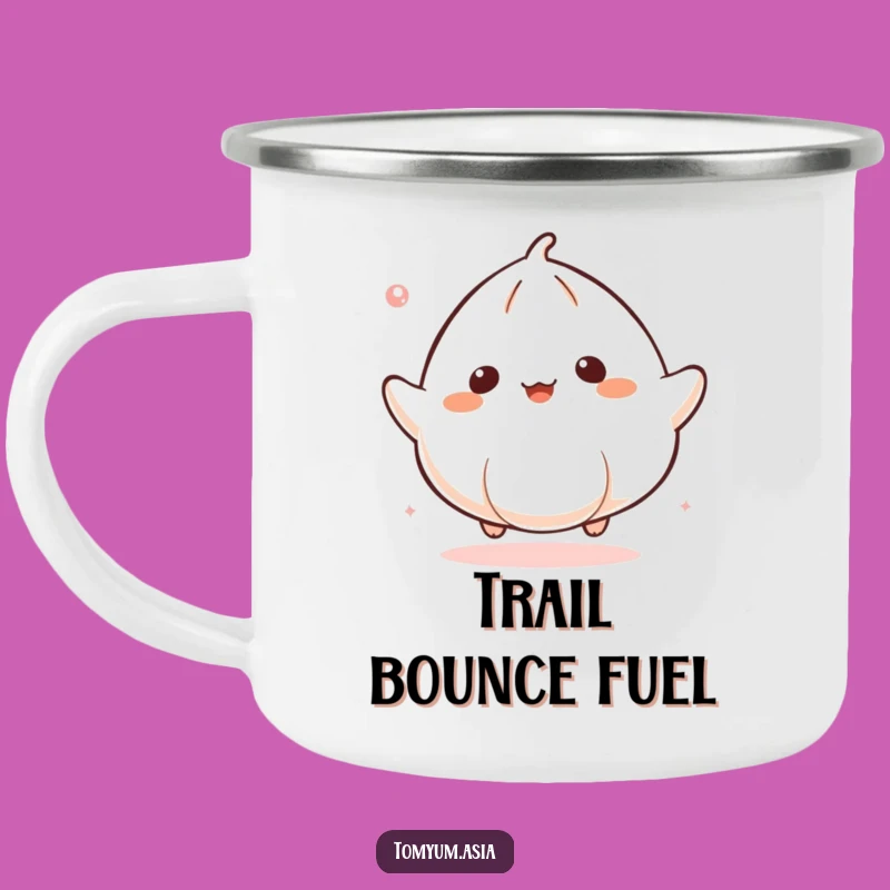 Adventure Ready Funny Kawaii Dumpling Bounce Camping Mug
