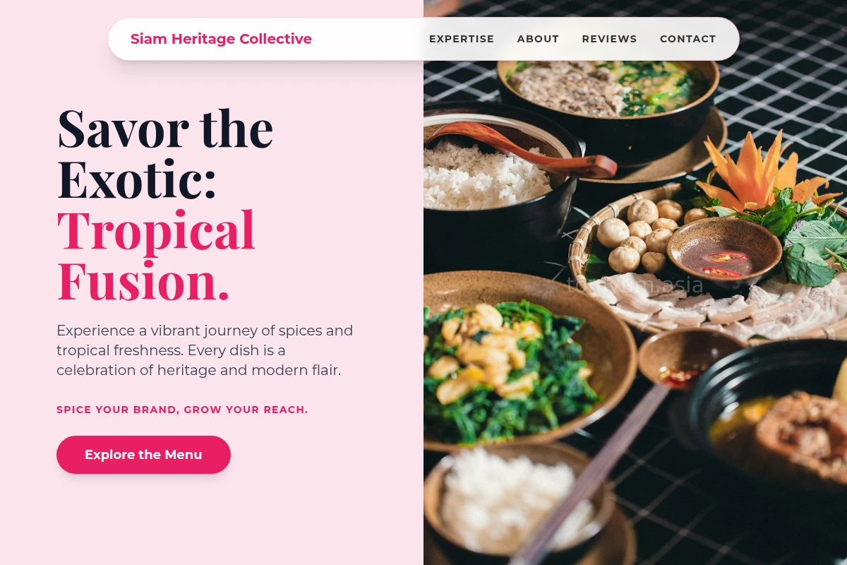 Tropical Asian Fusion Food