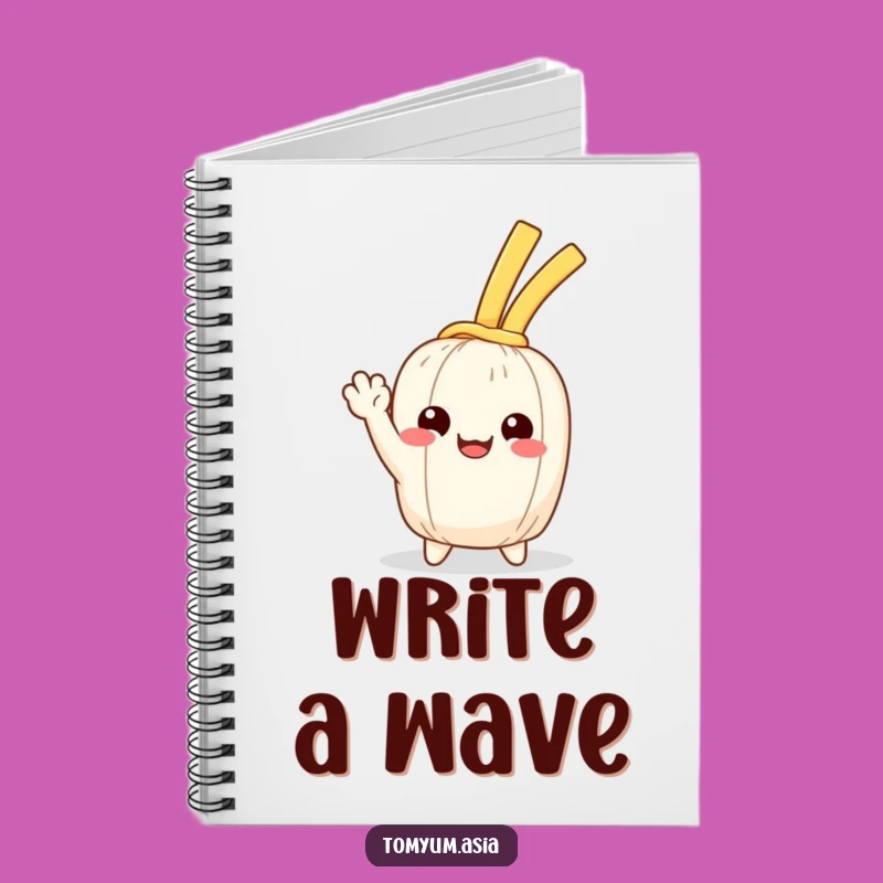 Funny Kawaii Noodle Wave Notebook: Jot Down Cheerful Ideas