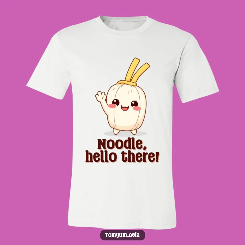 Funny Kawaii Noodle Wave T-Shirt: Wear a Smile